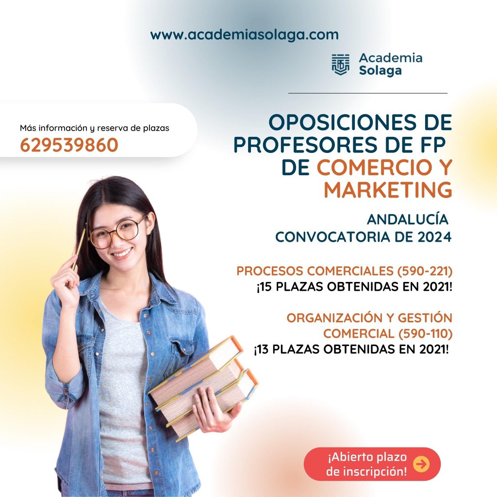 Oposiciones de Profesores de FP en Academia Solaga